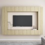Set de muebles salón TV 8 pzas madera ingeniería roble Sonoma de vidaXL, Muebles TV - Ref: Foro24-3078985, Precio: 372,70 €, ...