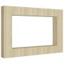 Set de muebles salón TV 8 pzas madera ingeniería roble Sonoma de vidaXL, Muebles TV - Ref: Foro24-3078985, Precio: 372,70 €, ...