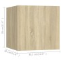 Juego de muebles de salón 6 piezas roble Sonoma de vidaXL, Muebles TV - Ref: Foro24-3078999, Precio: 201,39 €, Descuento: %