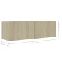 Juego de muebles de salón 6 piezas roble Sonoma de vidaXL, Muebles TV - Ref: Foro24-3078999, Precio: 201,39 €, Descuento: %