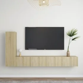 Juego de muebles de salón 3 piezas roble Sonoma de vidaXL, Muebles TV - Ref: Foro24-3078990, Precio: 134,84 €, Descuento: %
