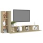Juego de muebles de salón 3 piezas roble Sonoma de vidaXL, Muebles TV - Ref: Foro24-3078990, Precio: 134,94 €, Descuento: %