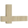 Juego de muebles de salón 3 piezas roble Sonoma de vidaXL, Muebles TV - Ref: Foro24-3078971, Precio: 114,68 €, Descuento: %