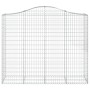 Cestas gaviones 15 uds forma de arco hierro 200x50x160/180 cm de vidaXL, Maceteros y jardineras - Ref: Foro24-3145716, Precio...