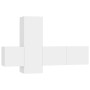 Set de muebles de salón TV 3 piezas madera de ingeniería blanco de vidaXL, Muebles TV - Ref: Foro24-3078654, Precio: 121,90 €...