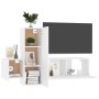 Set de muebles de salón TV 3 piezas madera de ingeniería blanco de vidaXL, Muebles TV - Ref: Foro24-3078654, Precio: 121,90 €...