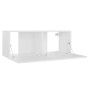 Set de muebles de salón TV 3 piezas madera de ingeniería blanco de vidaXL, Muebles TV - Ref: Foro24-3078654, Precio: 121,90 €...