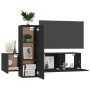 Set de muebles de salón TV 3 piezas madera ingeniería negro de vidaXL, Muebles TV - Ref: Foro24-3078759, Precio: 114,93 €, De...