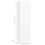 Set de muebles de salón TV 5 piezas madera de ingeniería blanco de vidaXL, Muebles TV - Ref: Foro24-3078697, Precio: 203,62 €...