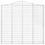 Cestas de gaviones 5 uds forma de arco hierro 200x30x180/200 cm de vidaXL, Maceteros y jardineras - Ref: Foro24-3145517, Prec...