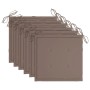 Sillas comedor de jardín y cojines 6 uds madera maciza acacia de vidaXL, Sillas de jardín - Ref: Foro24-3078355, Precio: 434,...