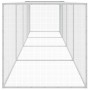 Gallinero con techo acero galvanizado gris claro 403x98x90 cm de vidaXL, Jaulas y habitáculos para animales pequeños - Ref: F...