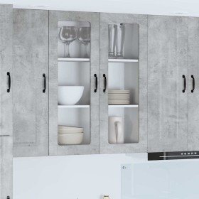 Mueble de Cocina Kalmar Gris Concreto 80 x 31 x 100 cm en Armarios de cocina | Comprar online en Foru.es