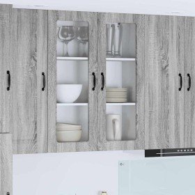 Mueble de Cocina Kalmar Gris Sonoma 80 x 31 x 100 cm en Armarios de cocina | Comprar online en Foru.es