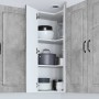 Mueble de Cocina Kalmar Gris Concreto 57 x 57 x 100 cm en Armarios de cocina | Comprar online en Foru.es