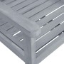 Sillas de jardín 8 unidades madera maciza de teca gris de vidaXL, Sillas de jardín - Ref: Foro24-3078206, Precio: 487,53 €, D...
