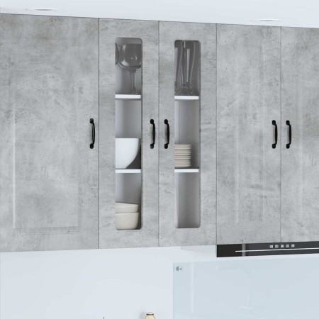 Mueble de Cocina Kalmar Gris Concreto 60 x 31 x 100 cm en Armarios de cocina | Comprar online en Foru.es
