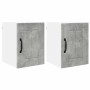 Mueble de Cocina 2 pcs Gris Concreto 30 x 31 x 40 cm en Armarios de cocina | Comprar online en Foru.es