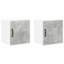Mueble de Cocina 2 pcs Gris Concreto 40 x 31 x 40 cm en Armarios de cocina | Comprar online en Foru.es