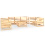 Juego de muebles de jardín 8 piezas madera maciza de pino de vidaXL, Conjuntos de jardín - Ref: Foro24-3075454, Precio: 368,8...