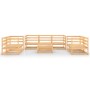 Juego de muebles de jardín 8 piezas madera maciza de pino de vidaXL, Conjuntos de jardín - Ref: Foro24-3075454, Precio: 368,8...