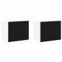 Mueble de Cocina 2 pcs Negro 50 x 31 x 40 cm en Armarios de cocina | Comprar online en Foru.es