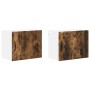 Mueble de Cocina 2 pcs Roble ahumado 50 x 31 x 40 cm en Armarios de cocina | Comprar online en Foru.es
