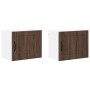 Mueble de Cocina 2 pcs Roble Marrón 50 x 31 x 40 cm en Armarios de cocina | Comprar online en Foru.es