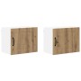 Mueble de Cocina 2 pcs Roble artesanal 50 x 31 x 40 cm en Armarios de cocina | Comprar online en Foru.es