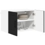 Armario de cocina mural con puerta Negro 60 x 31 x 40 cm en Armarios de cocina | Comprar online en Foru.es