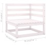 Juego de muebles de jardín 8 pzas y cojines madera pino maciza de vidaXL, Conjuntos de jardín - Ref: Foro24-3076335, Precio: ...