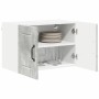 Gabinetes de pared de cocina con puerta 2 pcs Gris Concreto en Armarios de cocina | Comprar online en Foru.es