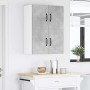 Gabinetes de pared de cocina con puerta 2 pcs Gris Concreto en Armarios de cocina | Comprar online en Foru.es