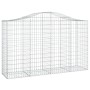 Cestas de gaviones 8 uds forma de arco hierro 200x50x120/140 cm de vidaXL, Maceteros y jardineras - Ref: Foro24-3145667, Prec...