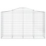Cestas de gaviones 8 uds forma de arco hierro 200x50x120/140 cm de vidaXL, Maceteros y jardineras - Ref: Foro24-3145667, Prec...