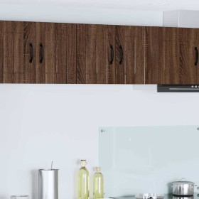 Armario de cocina mural con puerta Roble Marrón 60 x 31 x 40 cm en Armarios de cocina | Comprar online en Foru.es