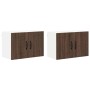 Gabinetes de pared de cocina 2 pcs Roble Marrón 60 x 31 x 40 cm en Armarios de cocina | Comprar online en Foru.es