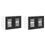 Mueble de Cocina 2 pcs Negro 60 x 31 x 40 cm en Armarios de cocina | Comprar online en Foru.es