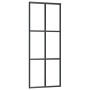 Puerta corredera con herrajes ESG vidrio y aluminio 76x205 cm en Puertas | Comprar online en Foru.es