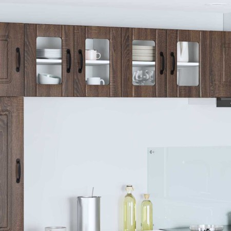 Gabinetes de pared de cocina 2 pcs Roble Marrón 60 x 31 x 40 cm en Armarios de cocina | Comprar online en Foru.es