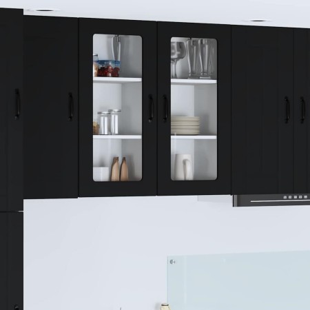 Mueble de Cocina Negro 40 x 31 x 80 cm Madera de ingeniería en Armarios de cocina | Comprar online en Foru.es