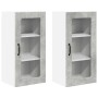 Mueble de Cocina 2 pcs Gris Concreto 40 x 31 x 80 cm en Armarios de cocina | Comprar online en Foru.es