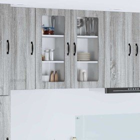 Mueble de Cocina 2 pcs Gris Sonoma 40 x 31 x 80 cm en Armarios de cocina | Comprar online en Foru.es
