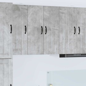 Mueble de Cocina 2 pcs Gris Concreto 30 x 31 x 80 cm en Armarios de cocina | Comprar online en Foru.es