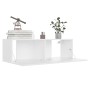 Muebles de TV 4 uds madera de ingeniería blanco 100x30x30 cm de vidaXL, Muebles TV - Ref: Foro24-3074452, Precio: 216,29 €, D...
