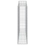 Cestas gaviones 18 uds forma de arco hierro 200x30x120/140 cm de vidaXL, Maceteros y jardineras - Ref: Foro24-3145465, Precio...