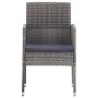 Juego de comedor para jardín 3 piezas gris de vidaXL, Conjuntos de jardín - Ref: Foro24-3068723, Precio: 208,08 €, Descuento: %