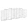 Cestas de gaviones 6 uds forma de arco hierro 400x50x120/140 cm de vidaXL, Maceteros y jardineras - Ref: Foro24-3145973, Prec...