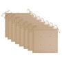 Sillas de jardín apilables 8 uds madera maciza teca con cojines de vidaXL, Sillas de jardín - Ref: Foro24-3073436, Precio: 1,...