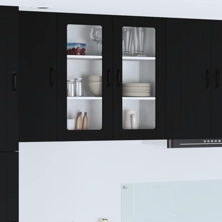 Mueble de Cocina Negro 80 x 31 x 80 cm Madera de ingeniería en Armarios de cocina | Comprar online en Foru.es